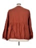 BLOOMCHIC Brown Long Sleeve Blouse Size 26 - photo 2