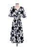 Intrigue 100% Polyester Print Black Cocktail Dress Size 6 - photo 2