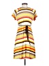 Assorted Brands 100% Rayon Stripes Yellow Casual Dress Size 2 - photo 2