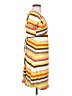 Assorted Brands 100% Rayon Stripes Yellow Casual Dress Size 2 - photo 4