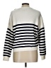 Elie Tahari Stripes Ivory Pullover Sweater Size L - photo 2