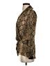 Zara Animal Print Gold Long Sleeve Blouse Size XS - photo 5