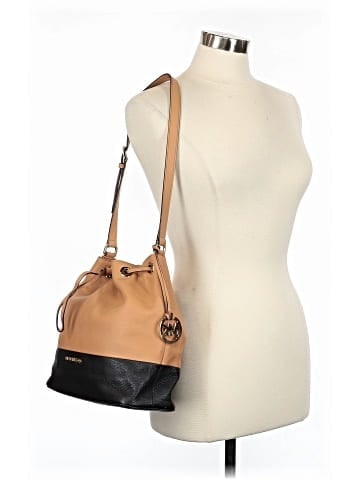 MICHAEL Michael Kors Leather Bucket Bag (view 2)