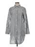 J.Crew Stripes Gray 3/4 Sleeve Button-Down Shirt Size S - photo 1