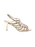 Caparros 100% Leather Gold Sandals Size 8 1/2 - photo 1