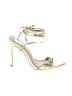 PrettyLittleThing Metallic Gold Heels Size 10 - photo 1