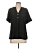 Unbranded Black Short Sleeve Blouse Size L - photo 1