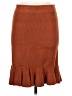 Express Solid Brown Casual Skirt Size M - photo 1