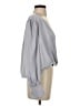 Greylin 100% Polyester Silver Long Sleeve Blouse Size S - photo 4