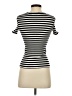 Theory Stripes White Ivory Short Sleeve Top Size P (petite) - photo 2