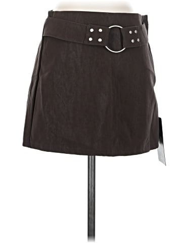 Lulus Faux Leather Skirt (view 1)