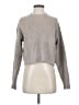Lulus Metallic Gray Pullover Sweater Size S - photo 1