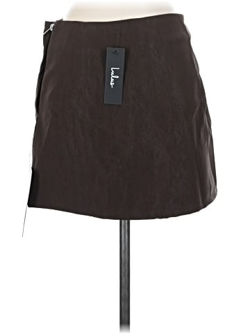 Lulus Faux Leather Skirt (view 2)