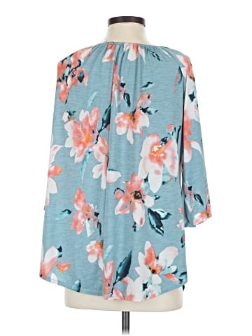 Honeyme 3/4 Sleeve Blouse (view 2)