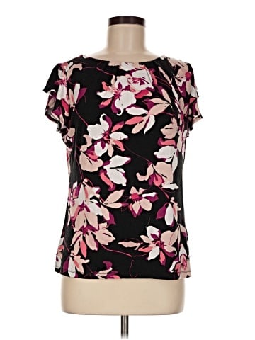 Liz Claiborne Short Sleeve Blouse (view 1)