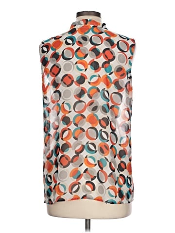 Liz Claiborne Sleeveless Button-Down Shirt (view 2)