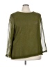Allure 100% Polyester Green 3/4 Sleeve Blouse Size 3X - photo 1