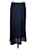 J.Crew 100% Polyester Solid Blue Casual Skirt Size L - photo 2