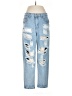 Shein Hearts Blue Jeans Size S - photo 1