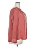 Simply Vera Vera Wang 100% Polyester Pink Long Sleeve Blouse Size XXL - photo 4