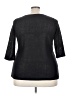 Avenue 100% Polyester Black 3/4 Sleeve Top Size 22 - photo 2