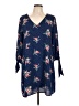 Miami Floral Blue Casual Dress Size L - photo 1