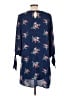 Miami Floral Blue Casual Dress Size L - photo 2