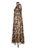 Express 100% Polyester Animal Print Brown Casual Dress Size S - photo 5