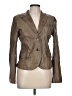 Theory 100% Leather Brown Blazer Size 10 - photo 1