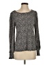 CeCe Silver Long Sleeve Blouse Size S - photo 1