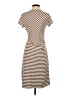J. McLaughlin Stripes Brown Casual Dress Size S - photo 2