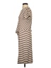 J. McLaughlin Stripes Brown Casual Dress Size S - photo 5