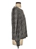 CeCe Silver Long Sleeve Blouse Size S - photo 4