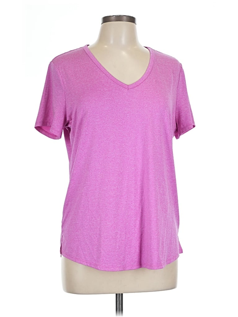 Pre-owned 90 Degree By Reflex Short Sleeve T-shirt In Pink