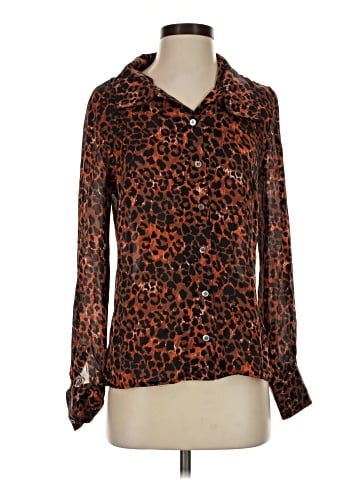 Carlisle Long Sleeve Silk Top (view 1)