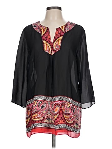 Rafaella 3/4 Sleeve Blouse (view 1)