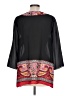 Rafaella 100% Polyester Black 3/4 Sleeve Blouse Size L - photo 2