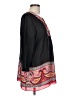 Rafaella 100% Polyester Black 3/4 Sleeve Blouse Size L - photo 4