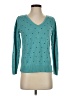 J.Jill Polka Dots Teal Pullover Sweater Size XS - photo 1