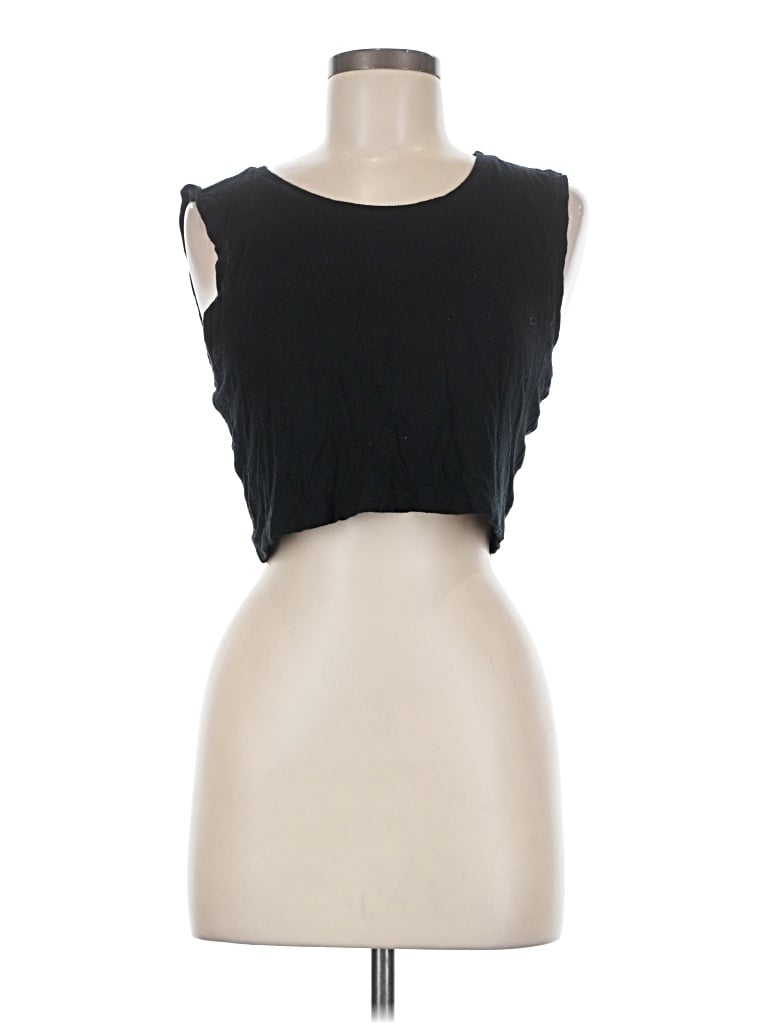 Pre-owned Forever 21 Sleeveless T-shirt In Black