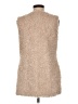 Collection New York 100% Polyester Tan Sweater Vest Size M - photo 2