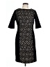 Sandra Darren Black Cocktail Dress Size 12 - photo 1