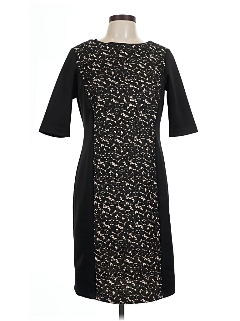 Pre-owned Sandra Darren Cocktail Dress In Black