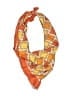 Echo 100% Silk Orange Silk Scarf One size - photo 1