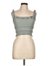 Love Tree 100% Polyester Green Sleeveless Top Size L - photo 1