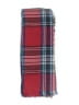 Unbranded Plaid Red Scarf One size - photo 2