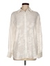 Rafaella 100% Polyester Hearts Ivory Long Sleeve Blouse Size M - photo 1