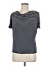 Talbots Stripes Black Short Sleeve T-Shirt Size M - photo 1