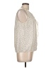 Ann Taylor LOFT 100% Polyester Ivory Sleeveless Blouse Size Lg Petite - photo 4