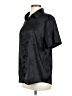 Shein 100% Polyester Stars Black Short Sleeve Blouse Size S - photo 1